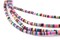 African Vinyl Beads, Ghana Vulcanite Crafts Supplies for DIY Jewelry Making, Necklaces, Bracelets (3mm, Multicolor)